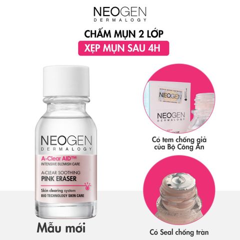 Neogen Chấm mụn A-Clear Aid Soothing Pink Eraser 15ml