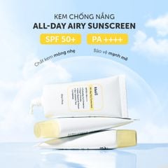 Dear, Klairs Kem chống nắng All-day Airy Sunscreen SPF50+ PA++++ 50g