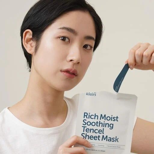 Dear, Klairs Mặt nạ giấy Rich Moist Soothing Tencel Sheet Mask 25ml