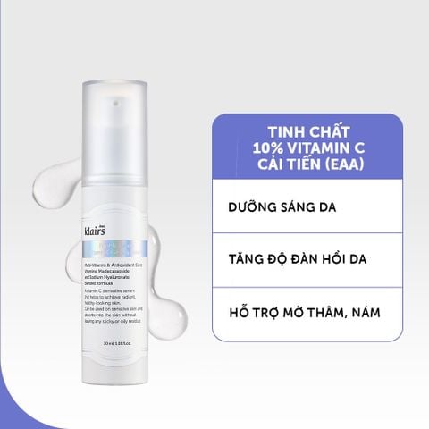 Dear, Klairs Tinh chất Freshly Juiced Vitamin Charging Serum 30ml