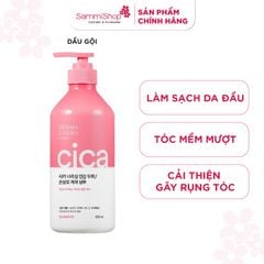 Derma & More Dầu gội chăm sóc tóc hư tổn Cica Nourishing Shampoo 600ml