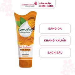 DermoViva Skin Superfood Sữa rửa mặt True Radiance Face Scrub – Turmeric 150ml