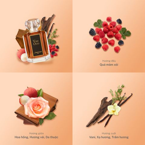 Diane Castel Paris Nước hoa Very Oud Eau De Parfum 100ml