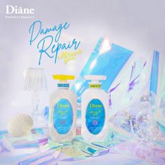 Bộ sản phẩm Moist Diane dầu gội - dầu xả Miracle You Damage Repair phục hồi cho tóc nhuộm 450ml