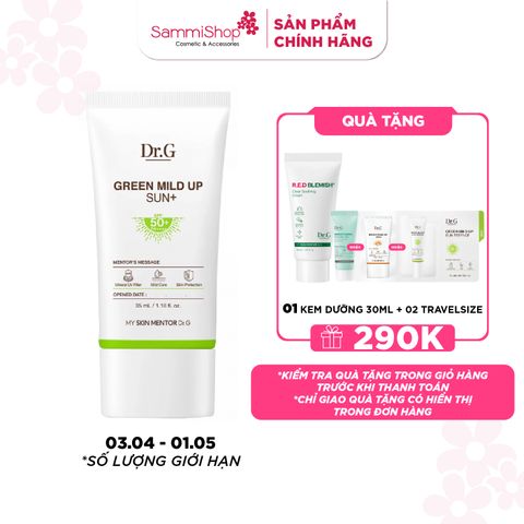 Dr.G Kem chống nắng Green Mild Up Sun+ 50ml