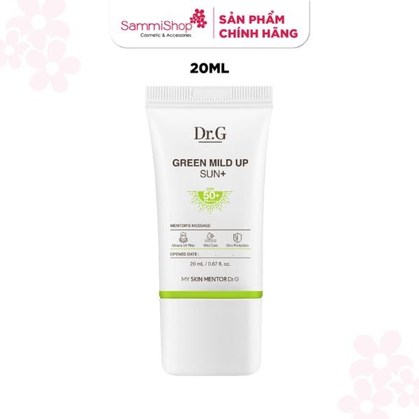 FLASH SALE 01.04 - 04.05 QT Dr.G Kem chống nắng Green Mild Up Sun + 20ml CHỈ MUA 1 DEAL/ 1 ĐƠN HÀNG