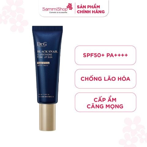 Dr.G Kem chống nắng Black Snail Glutathione Tone Up Sun 50ml