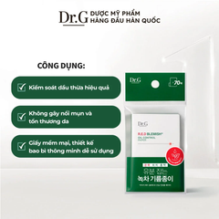 Dr.G Giấy thấm dầu R.E.D Blemish Oil Control Paper 70pcs