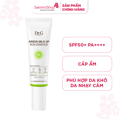 Dr.G Kem chống nắng Green Mild Up Sun Essence 50ml