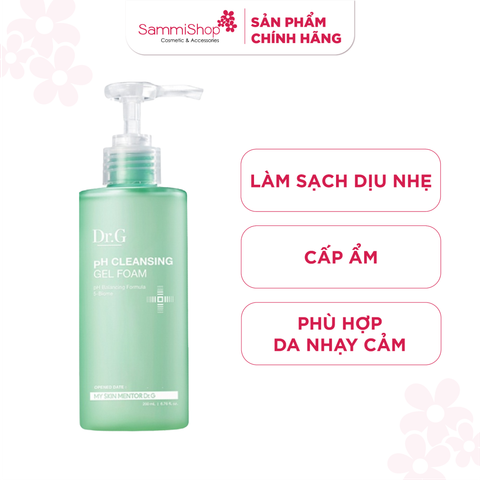 Dr.G Sữa rửa mặt PH Cleansing Gel Foam 200ml