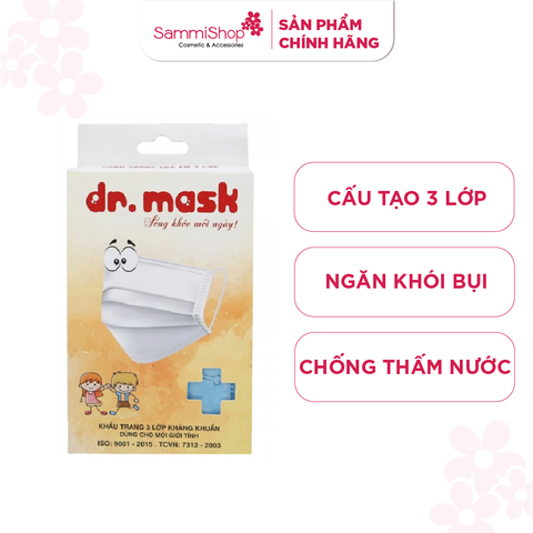 Dr.Mask Hộp Khẩu trang trẻ em 3 lớp 20 chiếc - KTKIDS