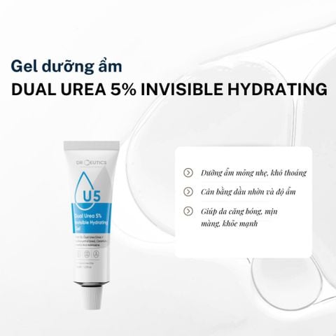 DrCeutics Gel dưỡng Dual Urea 5% Invisible Hydrating Gel 35g
