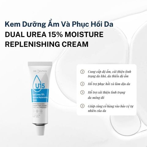 DrCeutics Kem dưỡng Dual Urea 15% Moisture Replenishing Cream 35g