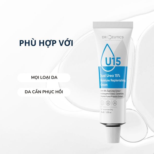 DrCeutics Kem dưỡng Dual Urea 15% Moisture Replenishing Cream 35gDrCeutics  Kem dưỡng Dual Urea 15% Moisture Replenishing Cream 35g – SammiShop