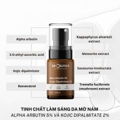 DrCeutics Tinh chất Alpha Arbutin 5% + Kojic Dipalmitate 2% 30g