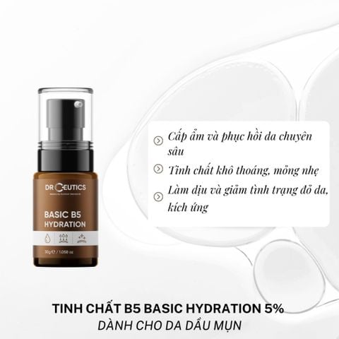 DrCeutics Tinh chất Basic B5 Hydration 30g