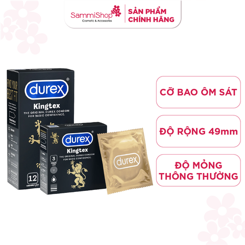 Durex Bao cao su Kingtex