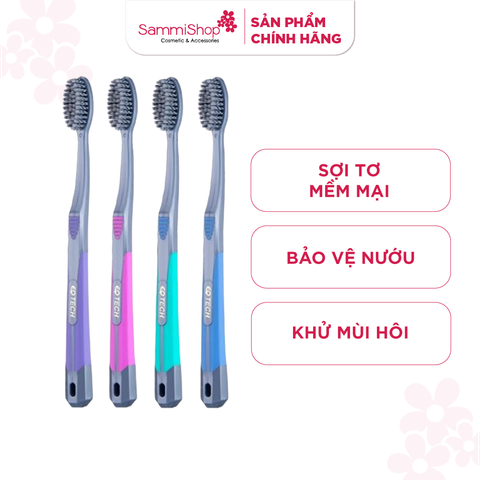 EQ Tech Bàn chải đánh răng Wow Charcoal Antibac Slim Soft