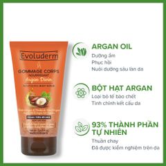 Evoluderm Tẩy tế bào chết Argan Divin 150ml