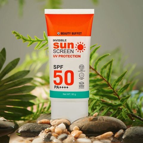 Beauty Buffet Kem chống nắng cho mặt Invisible Sunscreen UV Protection SPF 50 PA++++ 50g