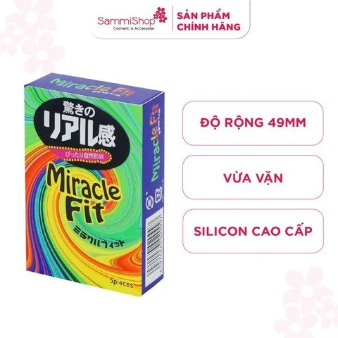 Sagami Bao cao su Miracle Fit (Hộp 5)