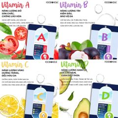 Foodaholic mặt nạ Derma with Vitamin