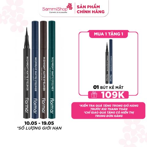 [10.05 - 19.05] Flormar Bút kẻ mắt Midnight Matte Eyeliner