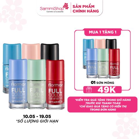 [10.05 - 19.05] Flormar Sơn móng Full Color Nail Enamel 8ml