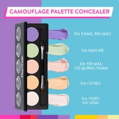 Flormar Bảng che khuyết điểm Camouflage Palette Concealer 7.5g