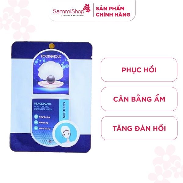 Foodaholic mặt nạ Black Pearl Moisturizing Essential Mask