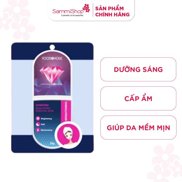 Foodaholic mặt nạ Diamond Brightening Essential Mask