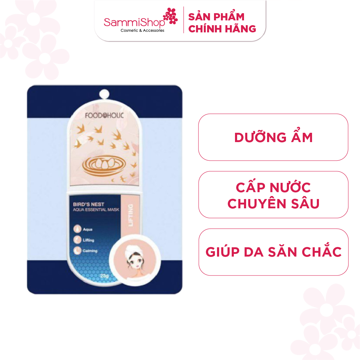 Foodaholic mặt nạ Bird'S Nest Aqua Essential Mask