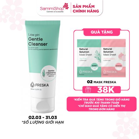 Freska Sữa rửa mặt Low pH Gentle Cleanser 150ml