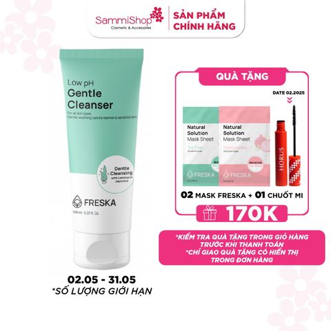 Freska Sữa rửa mặt Low pH Gentle Cleanser 150ml