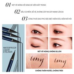 FOX Bút kẻ mắt Waterproof Liquid Eyeliner - GA01 (0.5g)