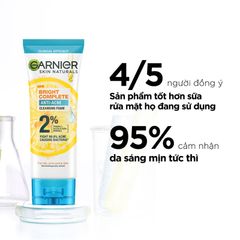 Garnier Sữa rửa mặt Skin naturals Bright complete Anti - Acne Cleansing foam