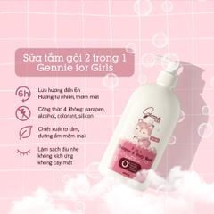 Gennie Tắm gội Baby 2in1  for Girl  400ml