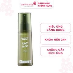 Glamrr Q xịt khóa nền Vegan Super Stay Makeup Fixer