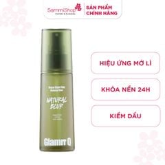 Glamrr Q xịt khóa nền Vegan Super Stay Makeup Fixer