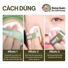 GLAMRR Q Phấn nước trang điểm VEGAN SUPER COVER CUSHION 15g