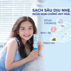 Blissberry Sữa rửa mặt cho da dầu mụn Pureskin Daily Gentle Cleansing Gell 100ml