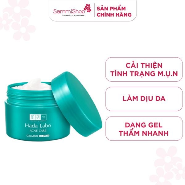 Hadalabo Gel dưỡng ẩm Acne Care Calming Gel Cream 50g