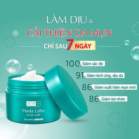 Hadalabo Gel dưỡng ẩm Acne Care Calming Gel Cream 50g