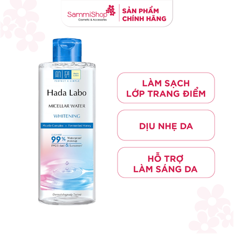 Hadalabo Nước tẩy trang dưỡng trắng Micellar Water Whitening 240ml