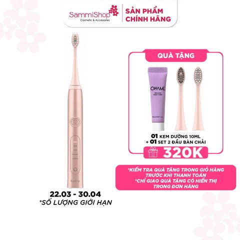 [22.03 - 30.04] Halio Bàn chải điện Whitening Electric Toothbrush Pro - Rose Gold