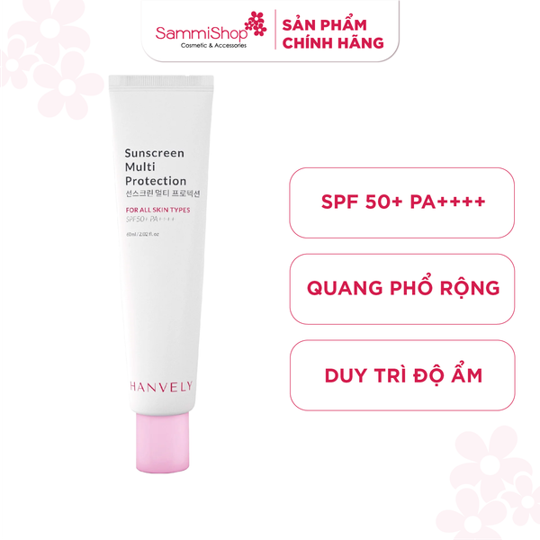 Hanvely Kem Chống Nắng Sunscreen Multi Protection 60ml