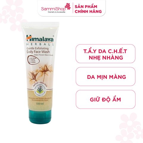 Himalaya Sữa Rửa Mặt Gentle Exfoliating Daily Face Wash 100 ml