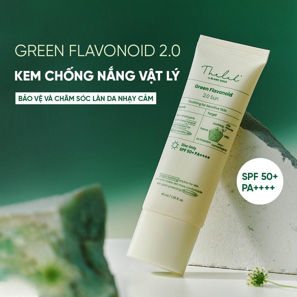 The Lab by blanc doux Kem chống nắng Green Flavonoid 2.0 Sun 40ml