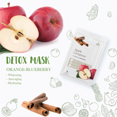 HNB Mặt nạ giấy My Healthy Skin Detox Mask [Táo tươi & Quế]