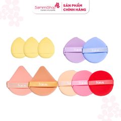[HÀNG TẶNG KHÔNG BÁN] 1 QT Horus Bộ bông mút trang điểm Makeup Puff Set Và 1 QT Horus Khăn khô đa năng Soft Cotton Tissue 80pcs